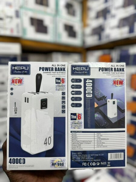 Chargeur Power Bank 40000mAh