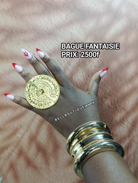 Bague Fantaisie Dorée