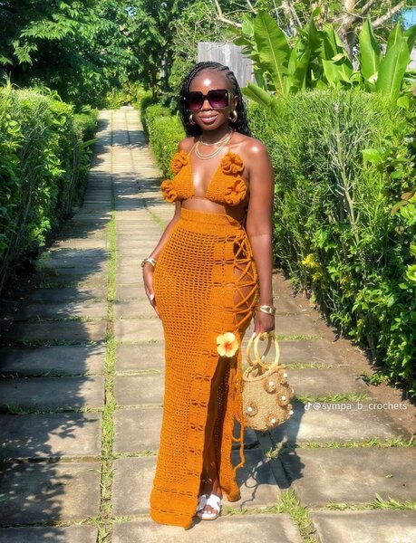 Ensemble crochet élégant