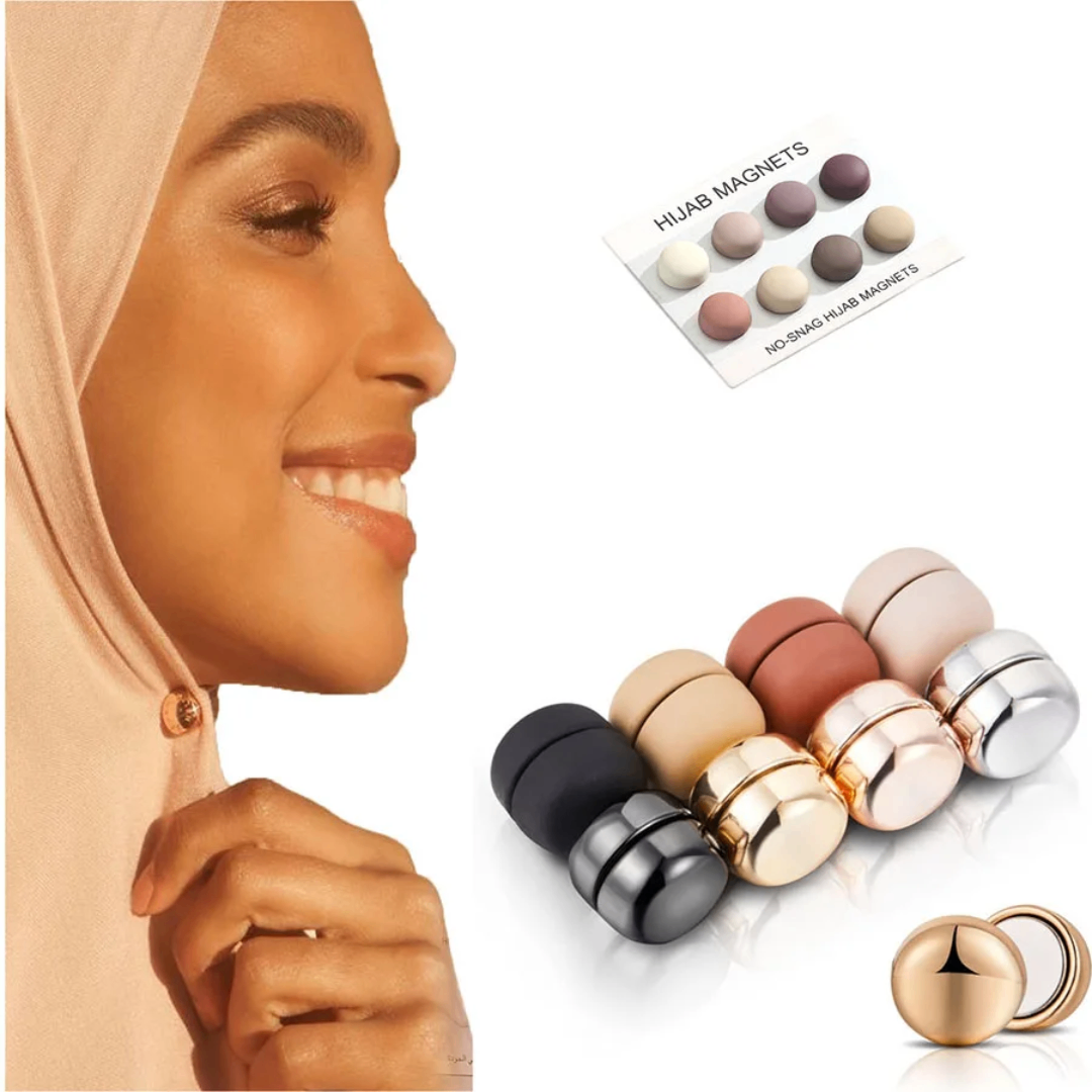 Aimants Hijab colorés
