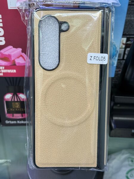 Coque en cuir Z Fold5 élégante