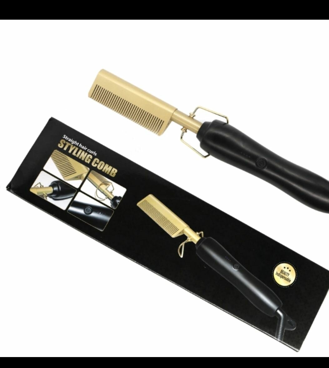 Peigne chauffant 2en1 lisseur