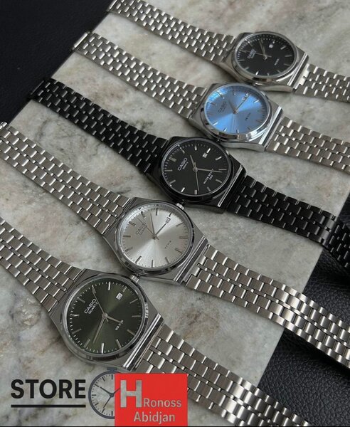 Montre élégante en acier inoxydable