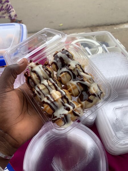 Mini donut chocolat blanc&noir