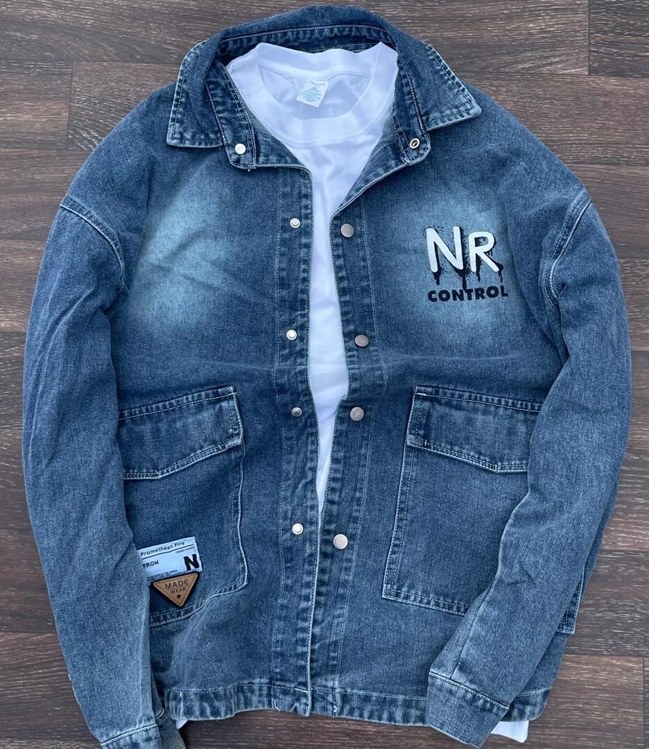 Veste en jean décontractée