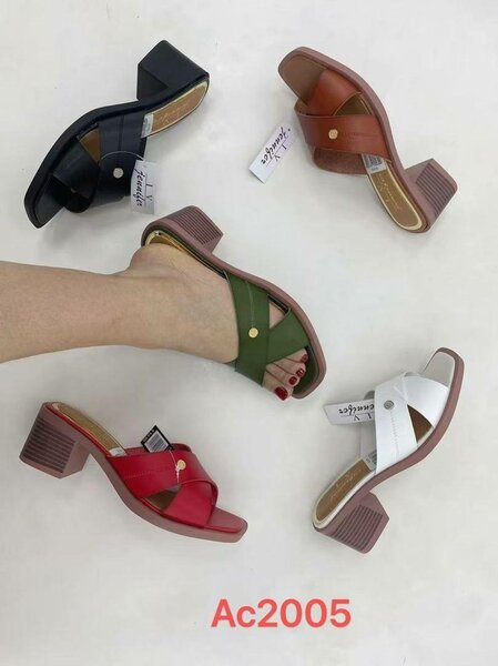 Sandales à talons confort