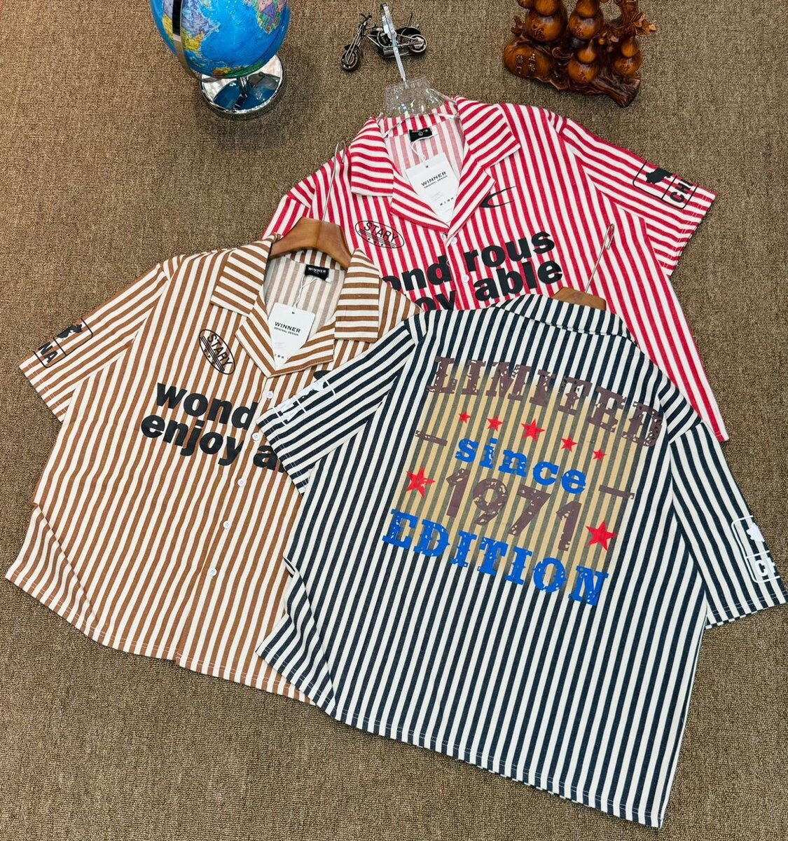 Chemises Vintage à Rayures