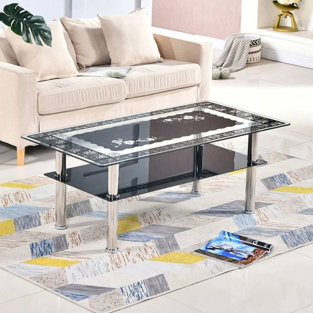 Table basse en verre moderne