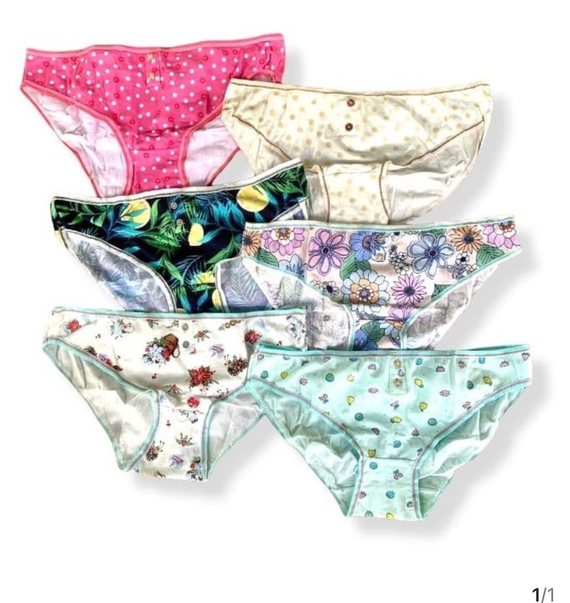 6 pièces cotton panties