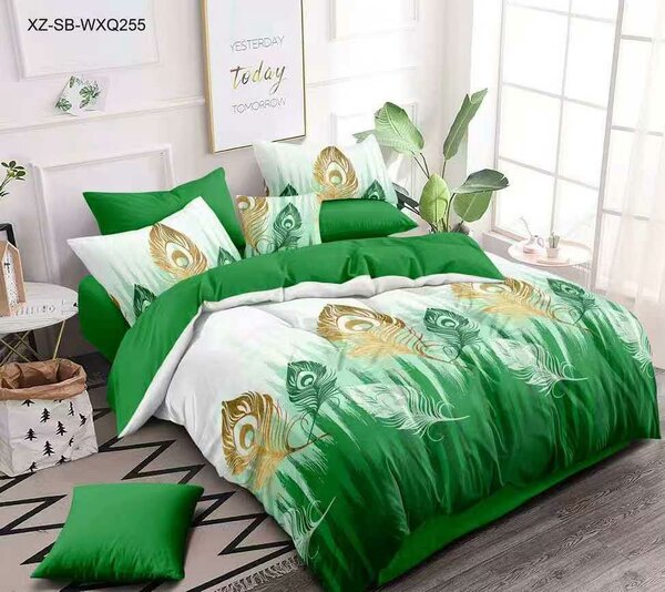 Parure de lit plume de paon