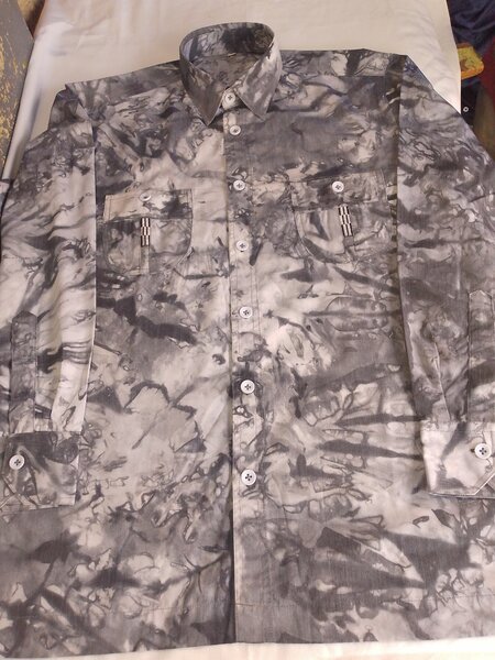 Chemise Homme Grise Imprimée