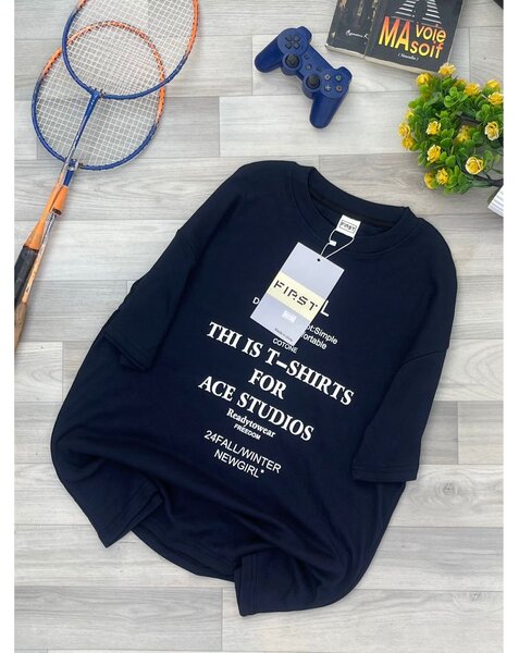 T-shirt noir homme - 'This is T-shirts for Ace Studios'