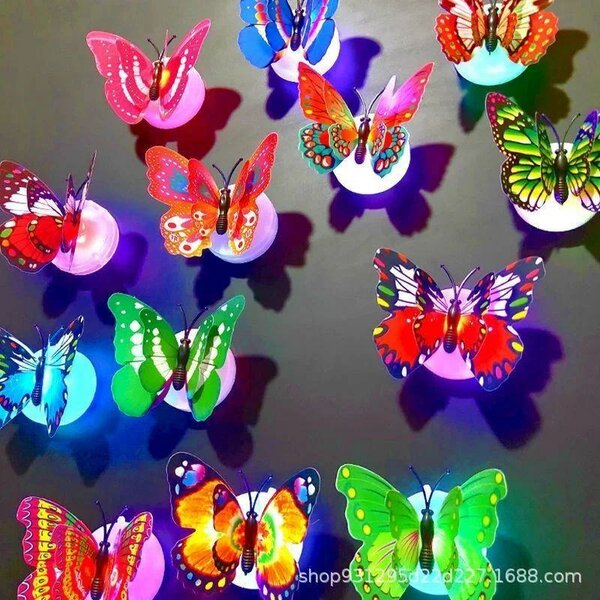 Lumières murales papillon LED