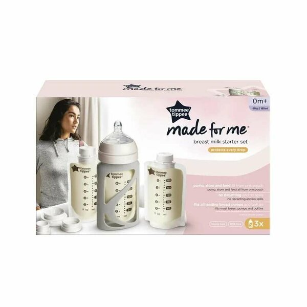 Tommee Tippee Breast Milk Starter Set, Compatible with Leadi