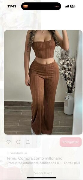 Ensemble Femme Côtelé