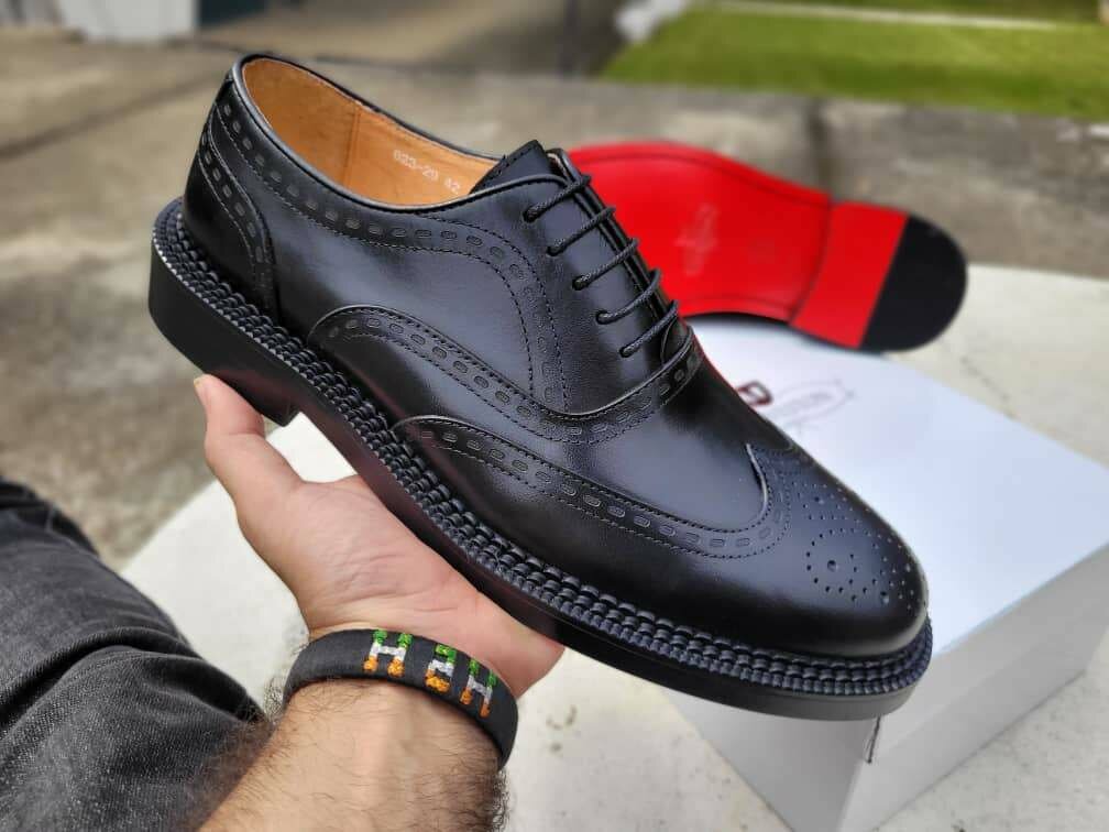 Chaussures Derby en Cuir Élégantes