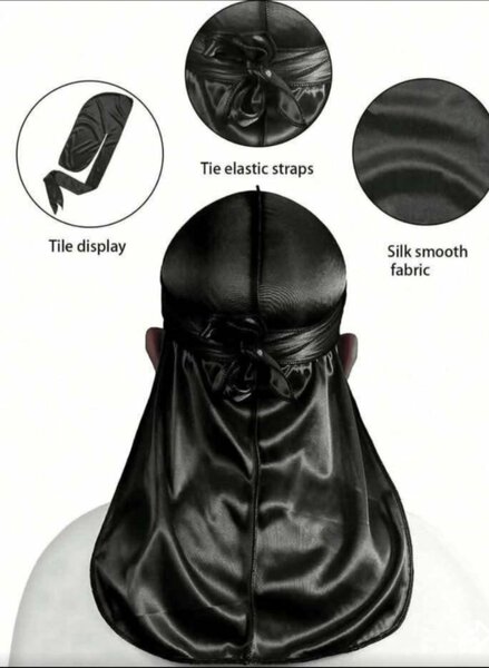 Bonnet de nuit en soie pour cheveux