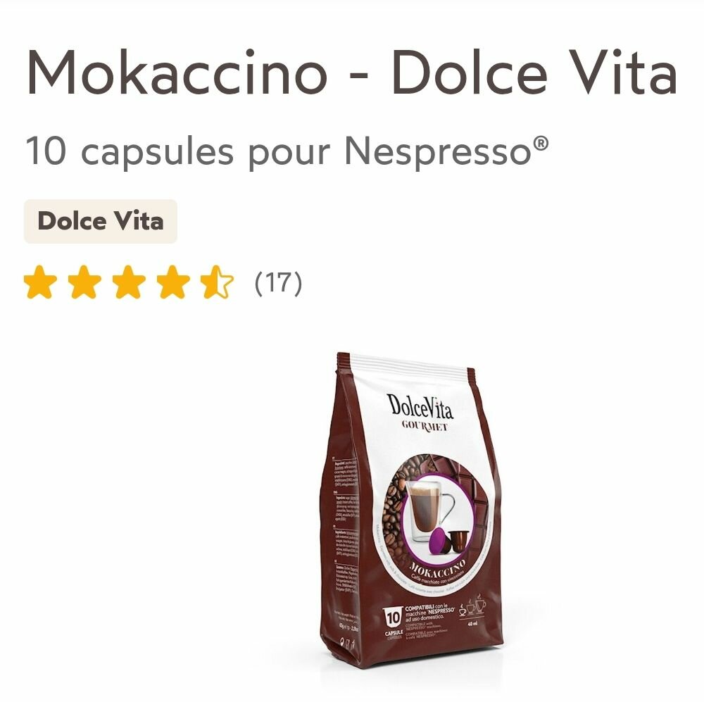 Mokaccino Dolce Vita Capsules