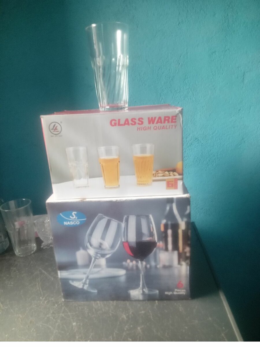 Verres à Vin et à Eau, Haute Qualité