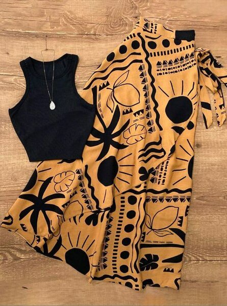 Ensemble robe africaine chic