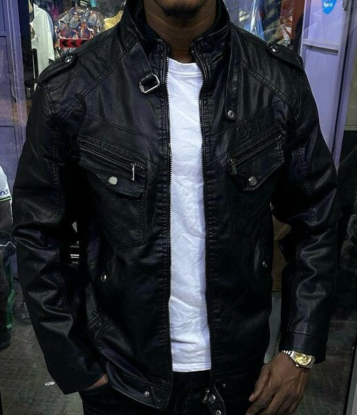 Veste homme en cuir stylée