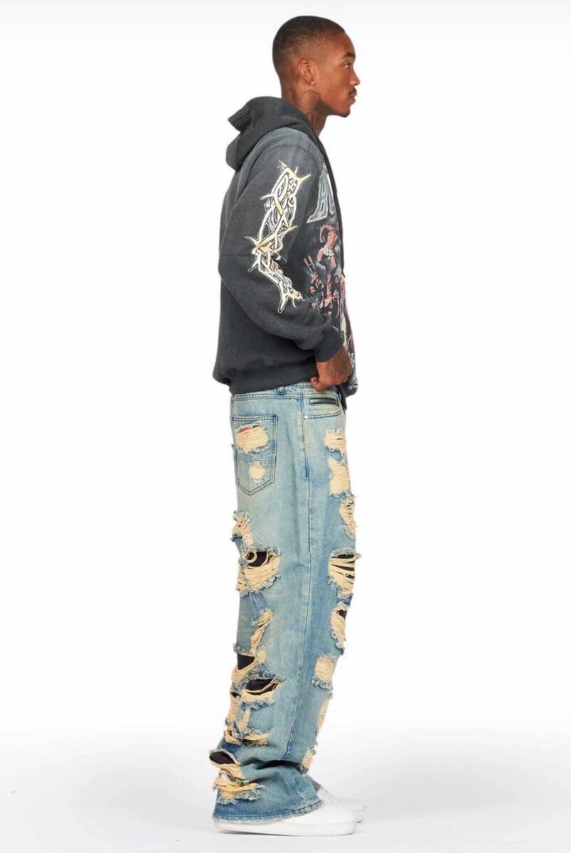 Jeans déchirés pour homme