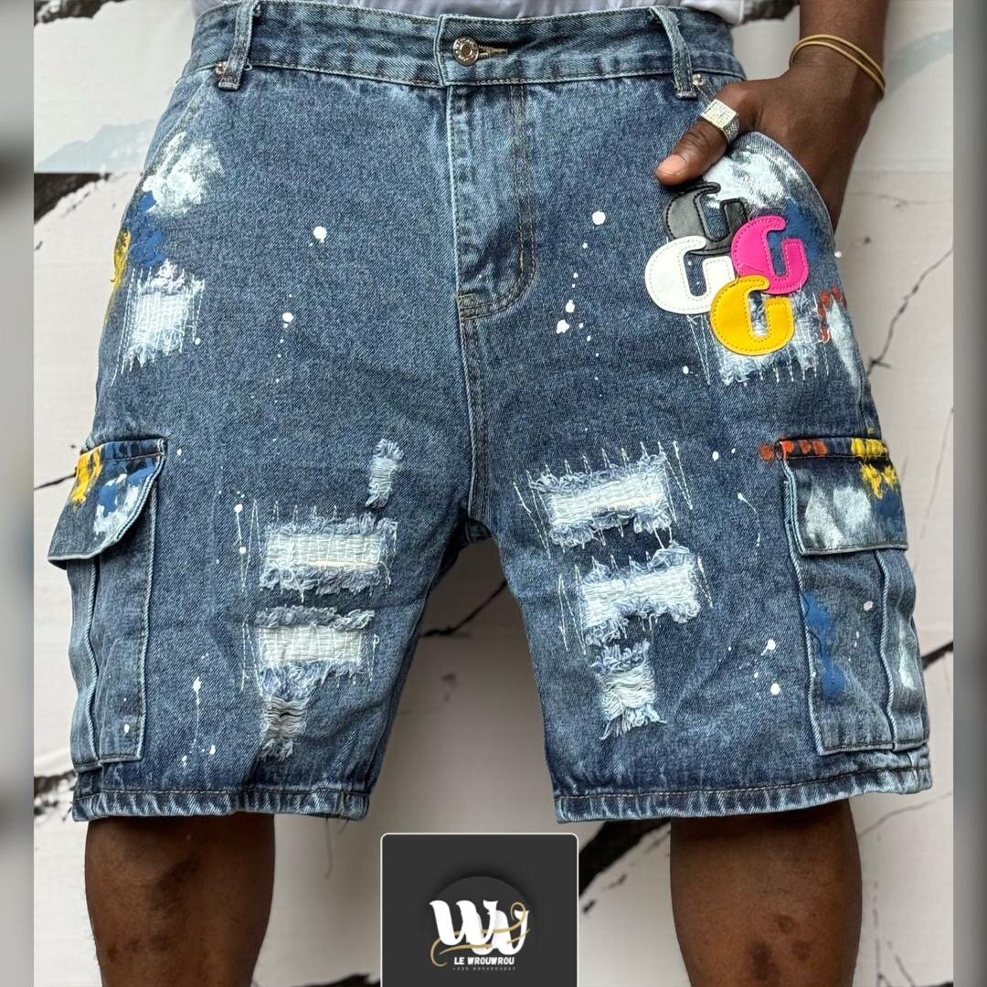 Shorts en jean décontractés