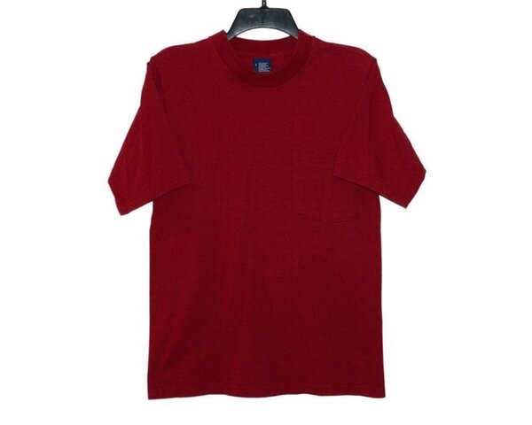 Quality cotton T-shirt wine colour
