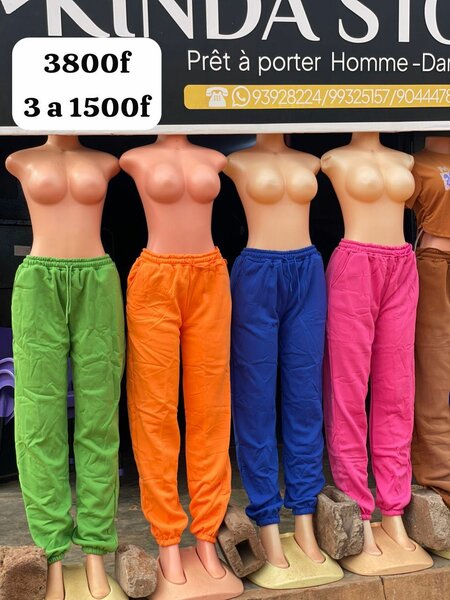 Pantalons de jogging colorés