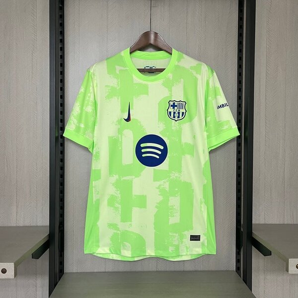 Maillot de football vert fluo