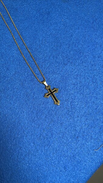 Chaîne Pendentif Croix style 1