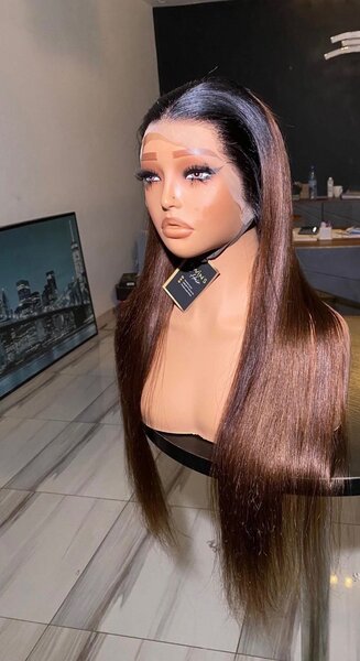 Perruque Lace Front longue