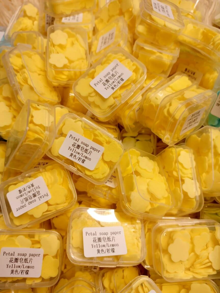 Pétales de Papier Savon