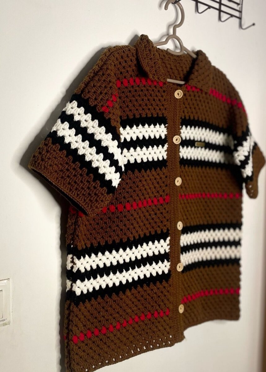 Crochet unisex shirt