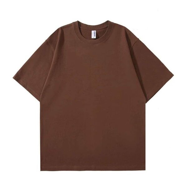 T-shirt en coton marron