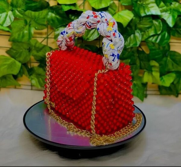 Sac à main, sac en perles