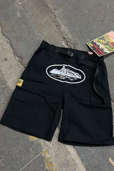 Shorts cargo noirs