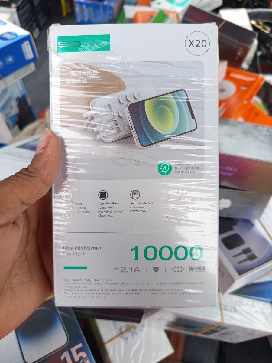 Chargeur Portable 10000mAh X20