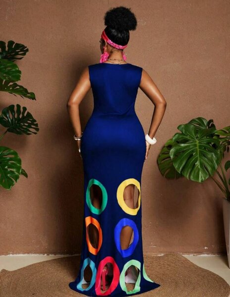 Robe Maxi Colorée Élégante