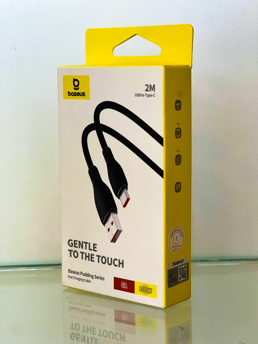 Baseus Pudding Series Fast Charging Cable USB to Type C 100W