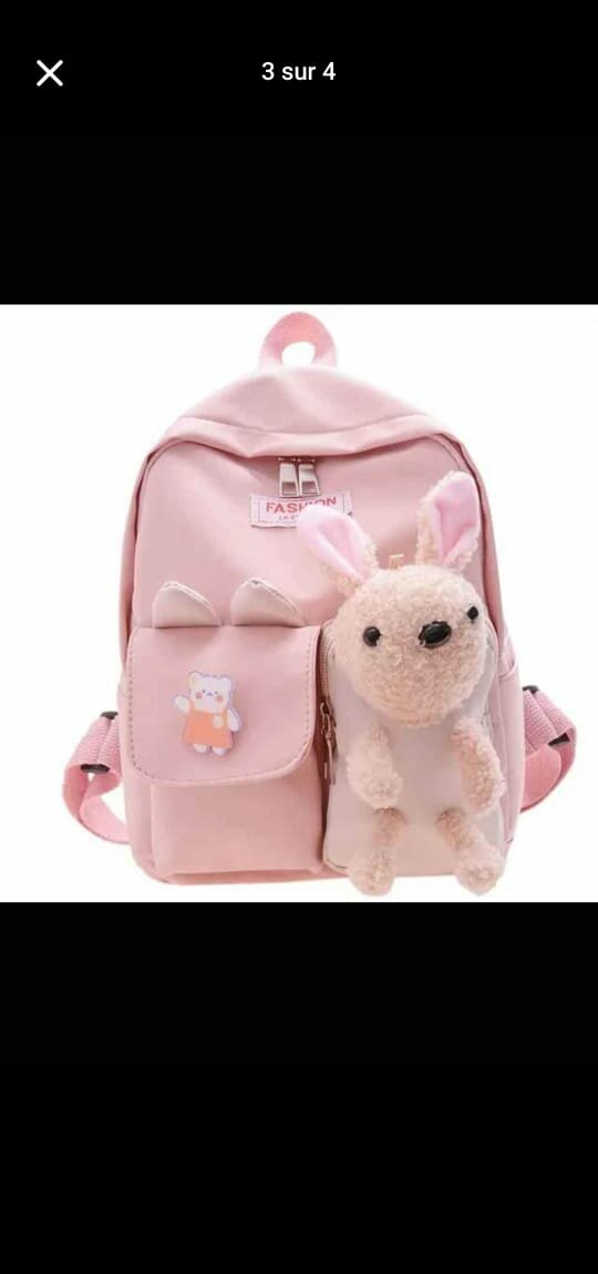 Sac à dos enfant avec peluche