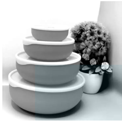 Bowl Set 4 in1 / Splash Bowl Set 4 in1 With Lid