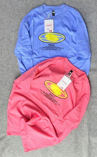 Lot de T-shirts Colorés Unisexe