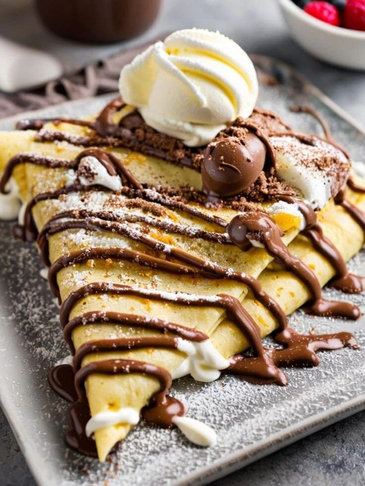 Crêpes gourmandes au Nutella