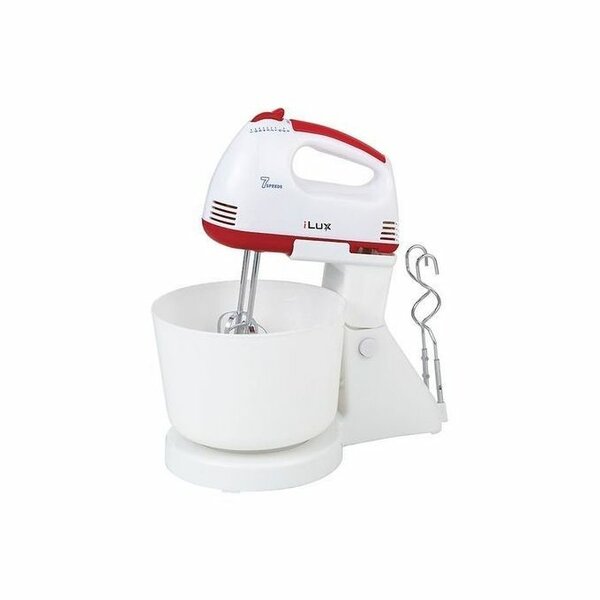 Ilux Batteur Electrique Avec Bol - LX-505 - Blanc