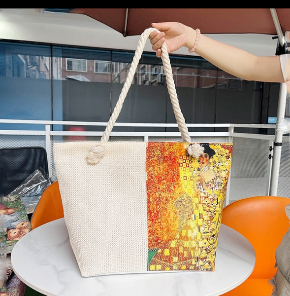 Sac fourre-tout artistique femme
