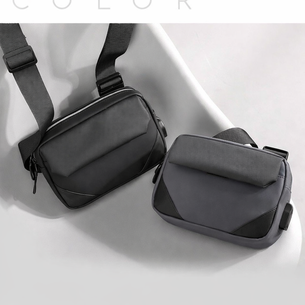 Sac bandoulière homme noir