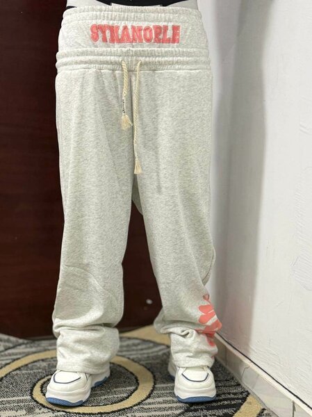 Pantalon de jogging gris stylé