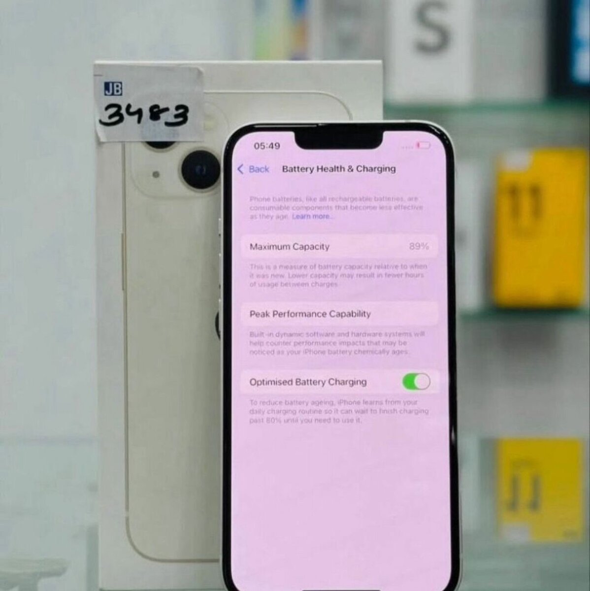 iPhone 13 Blanc Reconditionné