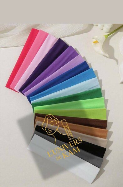 Bandeaux Élastiques Colorés
